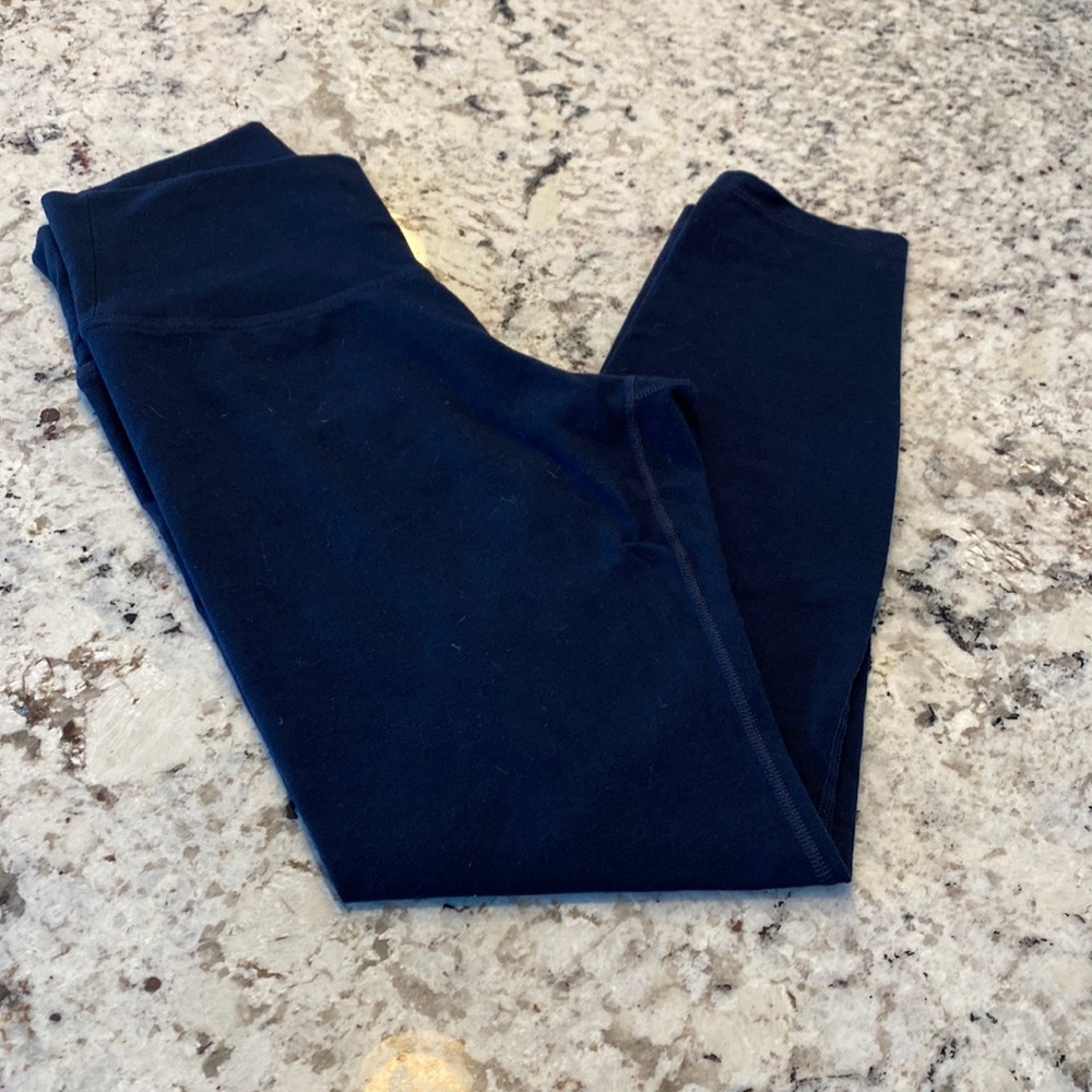 Old navy cotton navy blue leggings